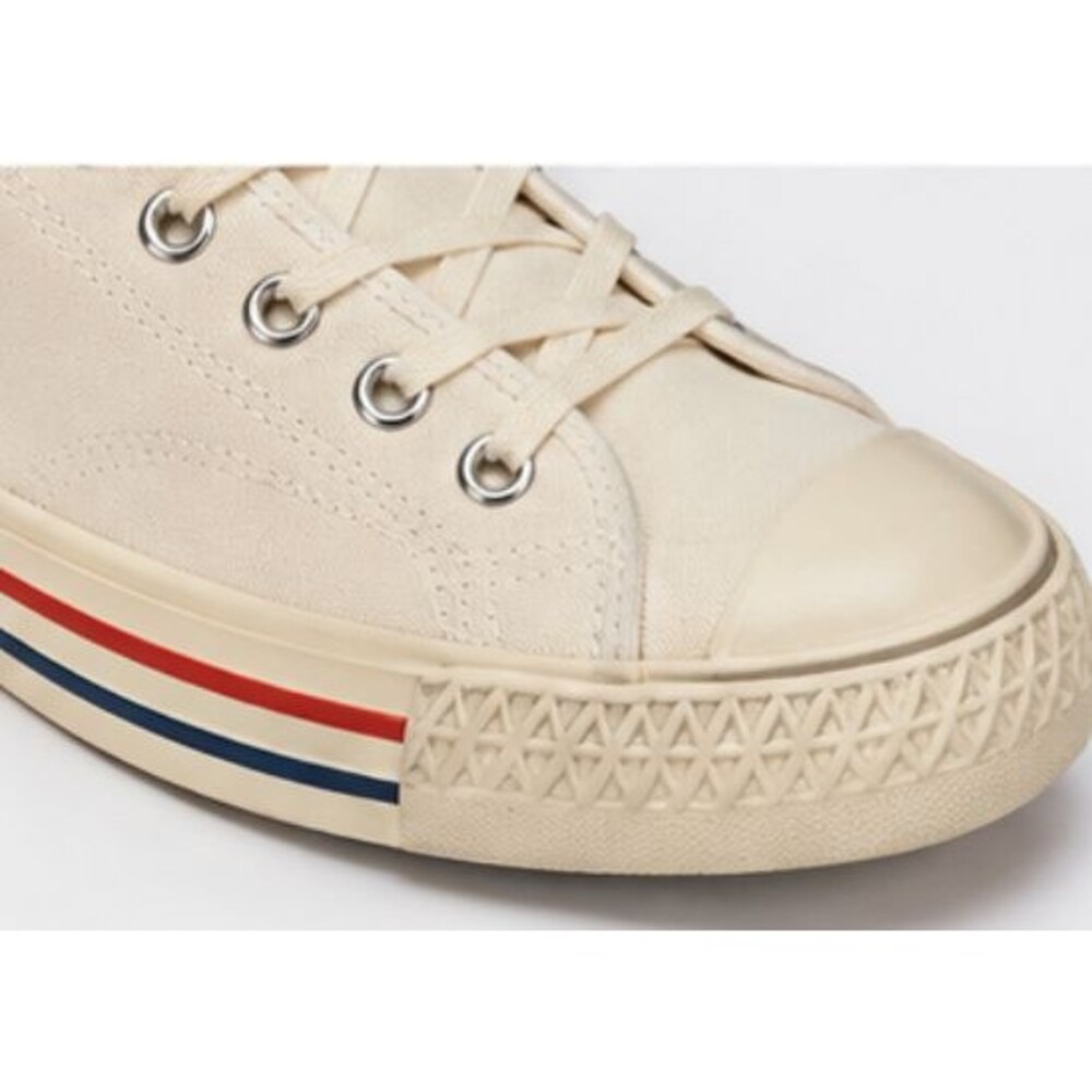 Hood 1967 Rocket High Cut Sneakers Vintage Natural Canvas Unisex Men’s - Picture 3 of 6
